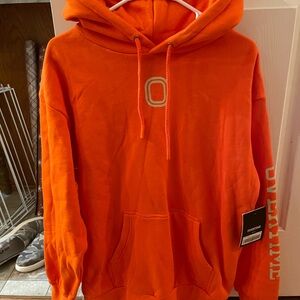 Orange Hoodie Sweater